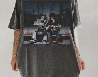 Vintage Funny Toy Story Woody Buzz Lightyear Shirt, Comfort Colors Disney Toy Story Tee, Disney Trip Family Matching Shirts, Birthday Gift