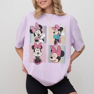 Retro Minnie Mouse-shirt, vintage Minnie Disney-T-shirt, leuk esthetisch shirt Minnie Mouse, Magic Kingdom Disney Trip-T-shirt, Disney-vakantiecadeau afbeelding 7