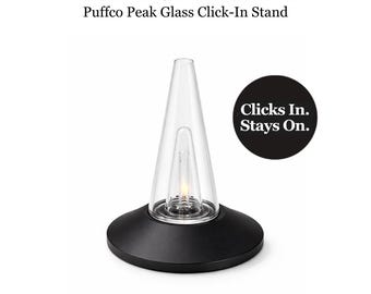 Support en verre pour Puffco Peak – ajustement sécurisé par encliquetage