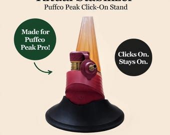 Puffco Peak Pro Click-On Stabilizer and Stand — 4" Wide Base — The Ritual Stabilizer
