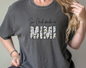 So God Made A Mimi Old school camo PNG Digital Camouflage