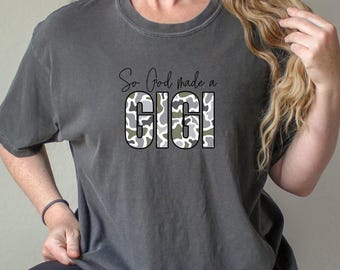 So God Made A Gigi Old school camo PNG Digital Camouflage