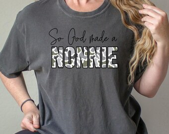 So God Made A Nonnie Old school camo PNG Digital Camouflage