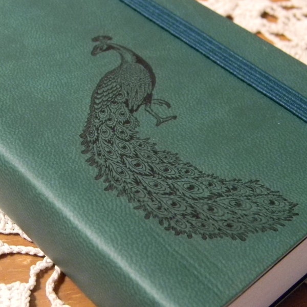 Peacock Pocket Journal Sketch Book Pad