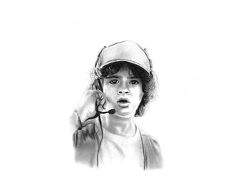 Fine Art Print – 8.5x11 Charcoal Drawing – Unframed