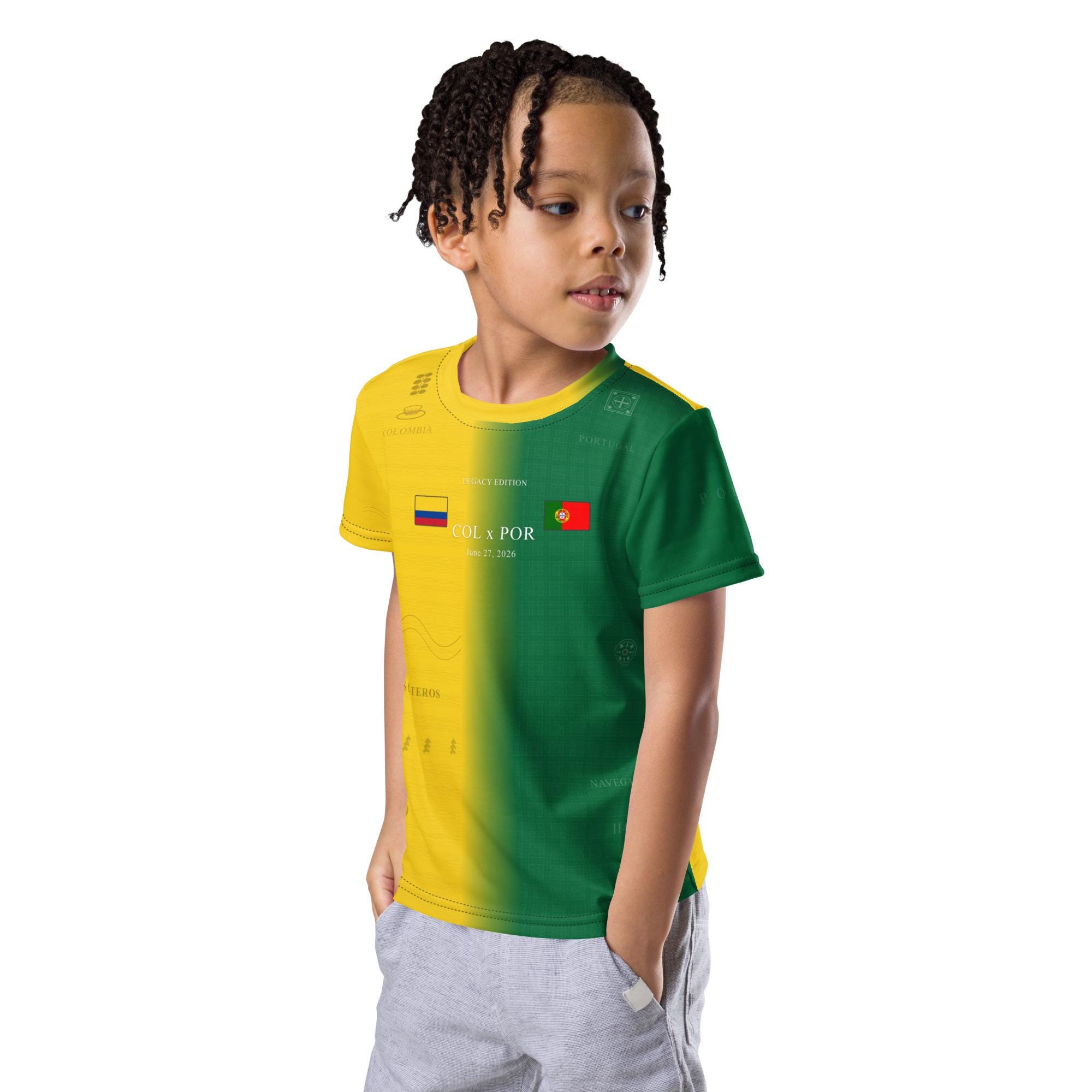 Colombia x Portugal: Unity Tribute Youth Soccer Jersey Time Capsule Series - June 27, 2026