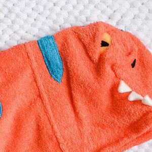 dinosaur bath towel