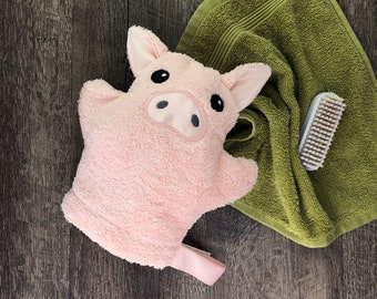 Pig Bath Mitt Puppet