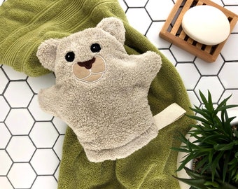 Bear Bath Mitt Puppet