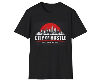 Hustle City Graphic Tee T-Shirt | Mens Urban Typography