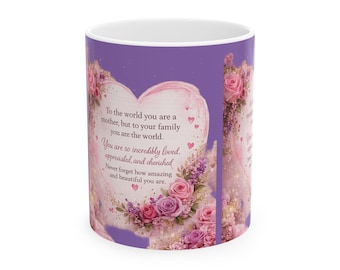 Mother's Day floral mug | Ceramic Mug 11oz 15oz