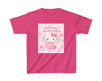 Just Be Your Sweetest Self Hello Kitty Kids Tee | Cute Character Shirt