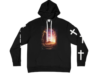 Resurrection Tomb Scene hoodie | Christian faith sweatshirt