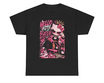 Hello Kitty Baddie graphic tee | Cute Pink Retro Character T-Shirt