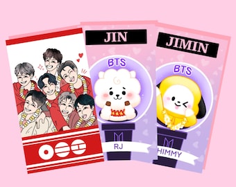 パク・ジミン、BTSオリジナルK-POPファンアートプリントポスターより