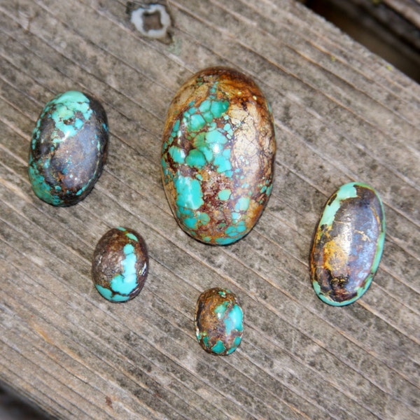 Old Stock Turquoise Cabochon Set ***RESERVED FOR MARK**