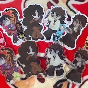 Creepypasta - Stickers / Keychains: Jeff the Killer, Jane the Killer, Nina the Killer, Homicidal Liu image 2