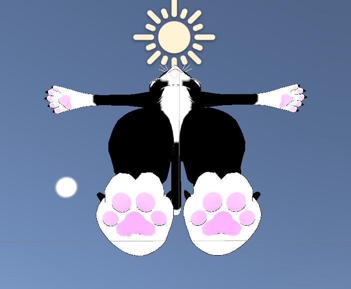 Vrchat Kepler Texture Tuxedo Cat - Etsy