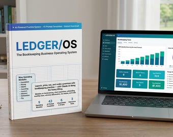 Bookkeeping Business System | Templates for Bookkeepers | Solo Practice Operating System | Cheatsheets