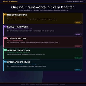 AI Productivity Workbook 2026 | AI Frameworks & Templates | Business Marketing Coding Writing | Digital PDF Download image 3
