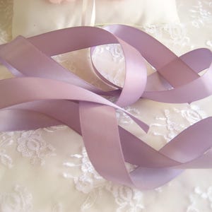 Lilac Satin Ribbon Double Sided High Quality Lavender Satin Ribbon ...