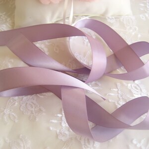 Lilac Satin Ribbon Double Sided High Quality Lavender Satin Ribbon ...