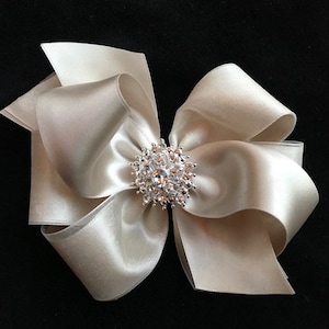Champagne Luxurious Satin Ribbon Double Sided  High Quality Satin Weddings, Invitations, Sashes, Apparel, By the Yard  1",  1.5",  2.25"