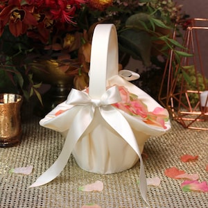 make your own flower girl basket
