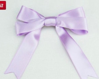 Lilac Lavender Purple Lux Satin Ribbon Double Sided Luxurious Quality Satin Weddings, Invitations, Sashes Crafts, Apparel, By the Yard