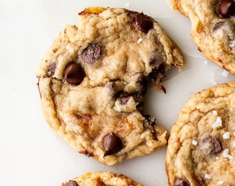 Recette de biscuits au caramel salé et aux pépites de chocolat (PDF imprimable)