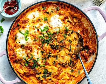 Marry Me Chicken Lasagna Recipe Card Printable PDF | Italian Comfort Food Recipe | Digital Download