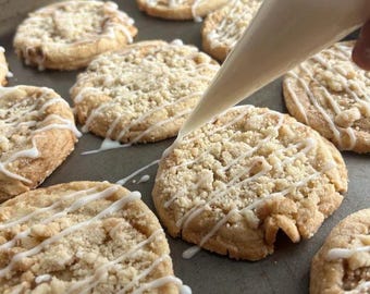 Receta de galletas de pastel de café de Gilmore Girls / Galletas de canela con streusel (Descarga instantánea)