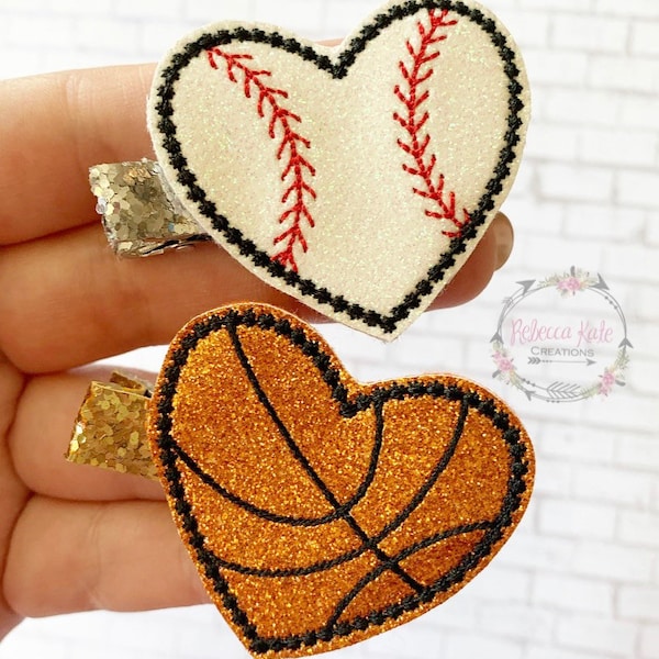 Sports Hair Clip Etsy