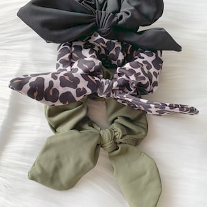 Swim Scrunchies, Pool Scrunchies, Pool Bows, Water Resistant Hair Accessories, Pool Accessories, Summer Hair Accessories, READY TO SHIP