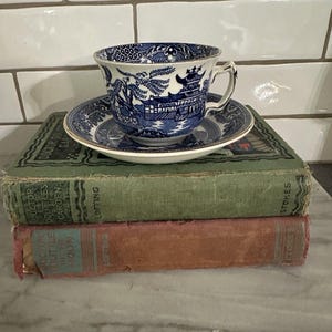 Burleigh Ware Willow Saucer - Etsy