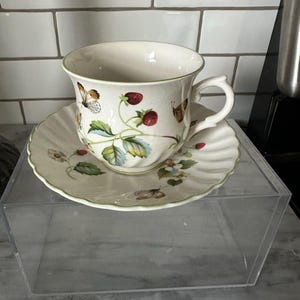 JAMES KENT ジェームスケント　OLD FOLEY　ケーキスタンド　苺 James Kent Old Foley Strawberry - Etsy