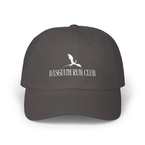 Basgiath Run Club dragon embroidery Classic Dad Cap | Fourth Wing bookish merch image 4