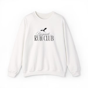 Felpa ricamata del Basgiath Run Club / Merchandising letterario di Fourth Wing Romantasy