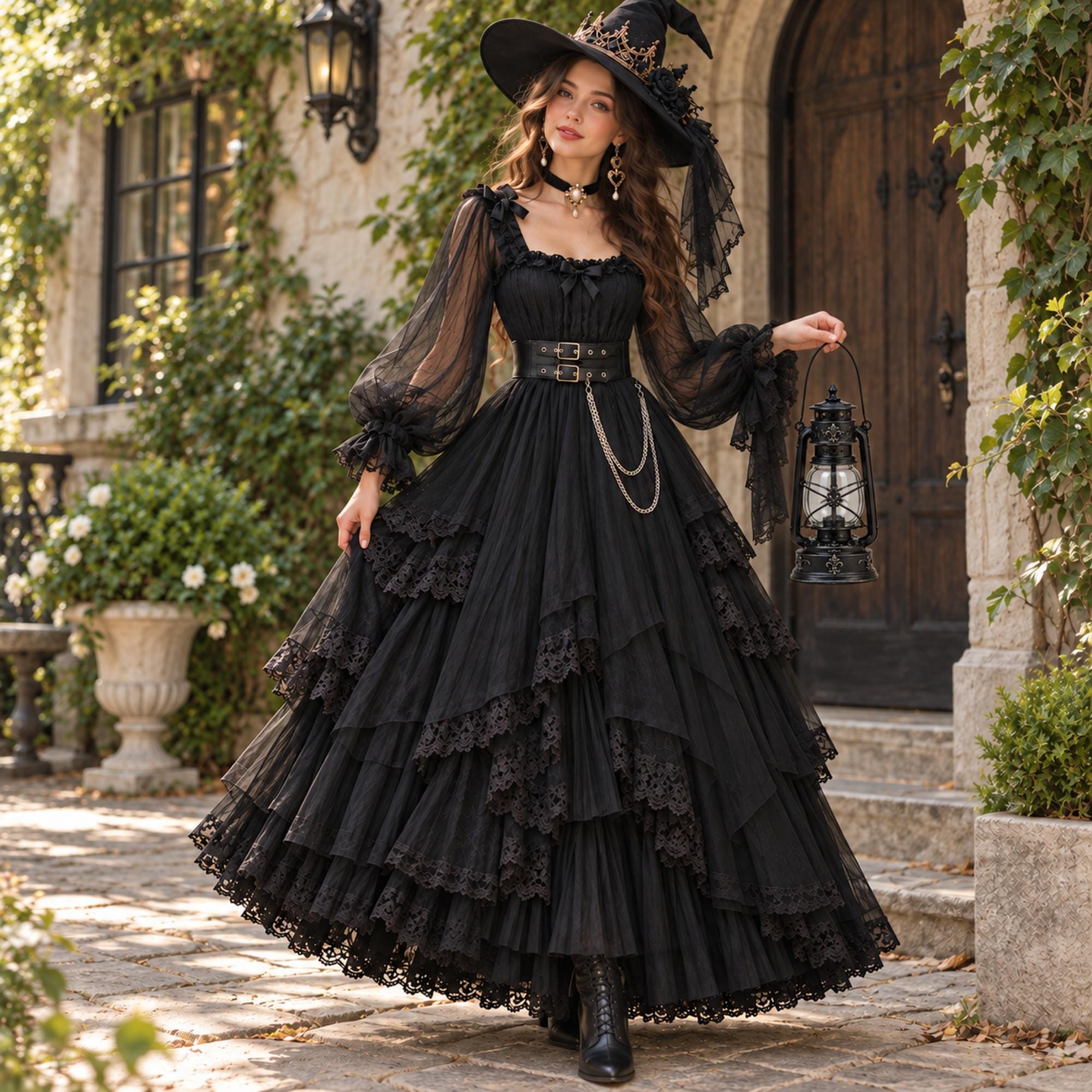 victorian ladies dresses Women's ASTER Off-White Jersey Midi Dress with Cap Sleeves