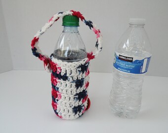 Patriot Bicycle Bottle Carrier, Fully Adjustable, Cotton  - USA Grown Shipping Included