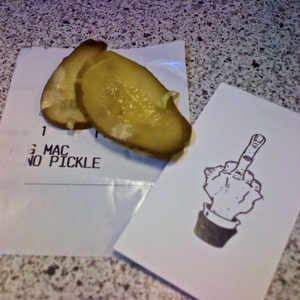 The Middle Finger Business Cards Quantity: 25 image 3