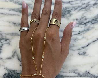 De lijnen handketting