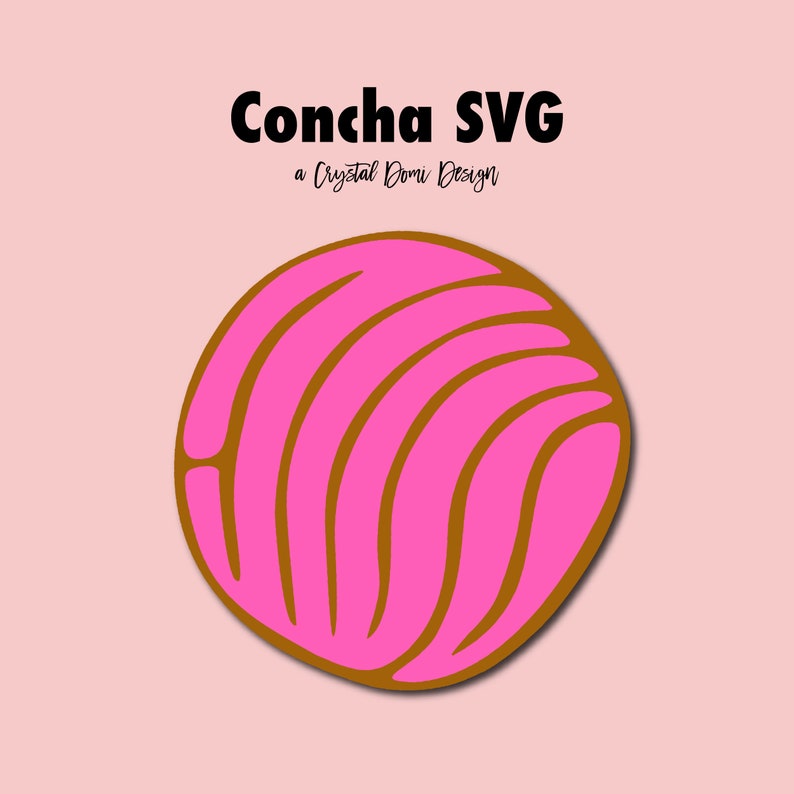Download Concha SVG Cutting File for Cricut Silhouette Instant | Etsy