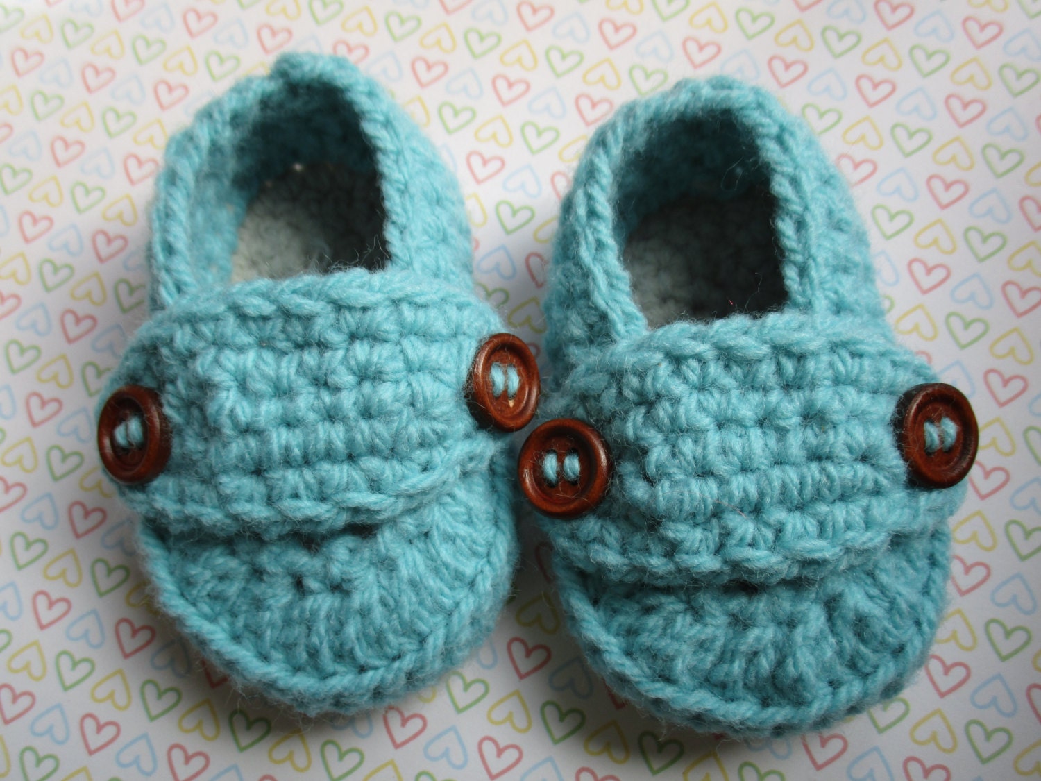 Crochet Baby Loafer Shoe Knit Baby Shoe Aqua & Grey Baby - Etsy