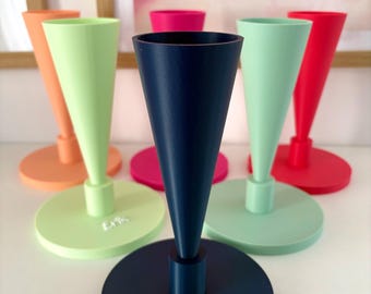 Schultütenhalter personalisiert | Schultütenständer 3D Druck | Halter für Zuckertüte Einschulung | Individuelle Farbwahl & Wunschname | Deko