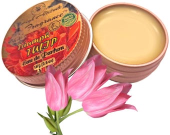 Triumph Tulip Solid Perfume Balm – Natural Floral Eau de Parfum