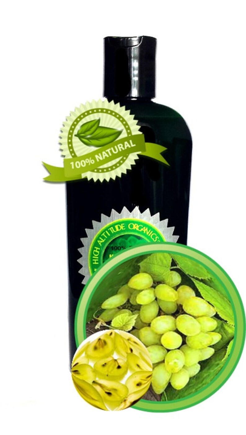 Grape Seed Oil 100 PURE Virgin Organic Coldpressed. Etsy