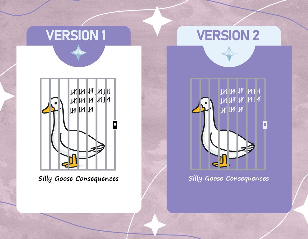 Funny Silly Goose Consequences PNG, Meme Goose Jail Design, Humor Goose ...