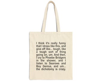 The Dichotomy Is Crazy Cotton Canvas Tote Bag