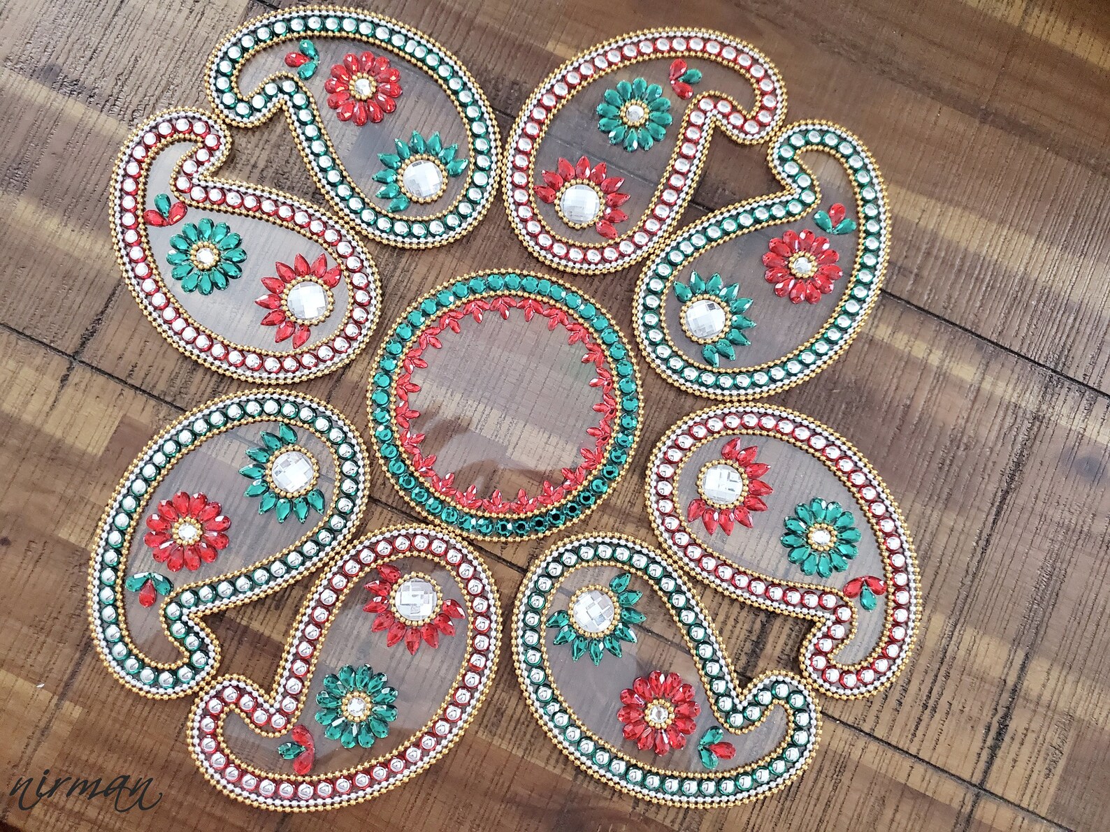 Diwali Rangoli, Wedding Table Decor, Indian House Warming Gifts ...